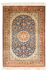 Qom Tappeto 78x116cm - Tappeto persiano - Rettangolo / Marrone chiaro / 78 x 116 cm Rettangolo