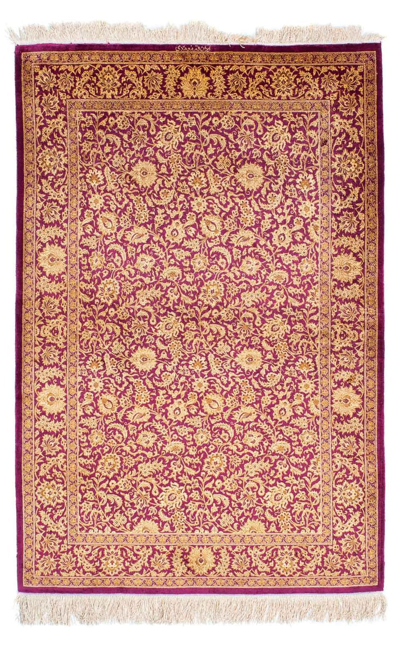 Tappeto Persero - Ghom - 150 x 100 cm - viola