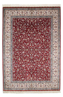 Tappeto orientale - Hereke - 246 x 170 cm - rosso scuro