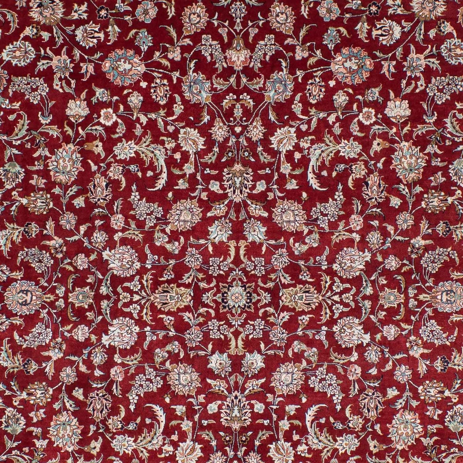 Tappeto orientale - Hereke - 246 x 170 cm - rosso scuro