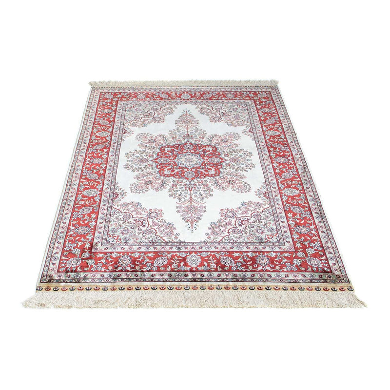 Tappeto orientale - Hereke - 137 x 91 cm - rosso scuro