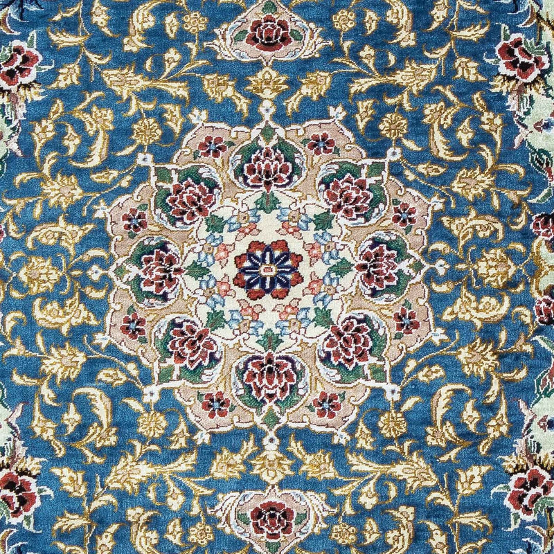 Tappeto Persero - Ghom - 86 x 60 cm - blu