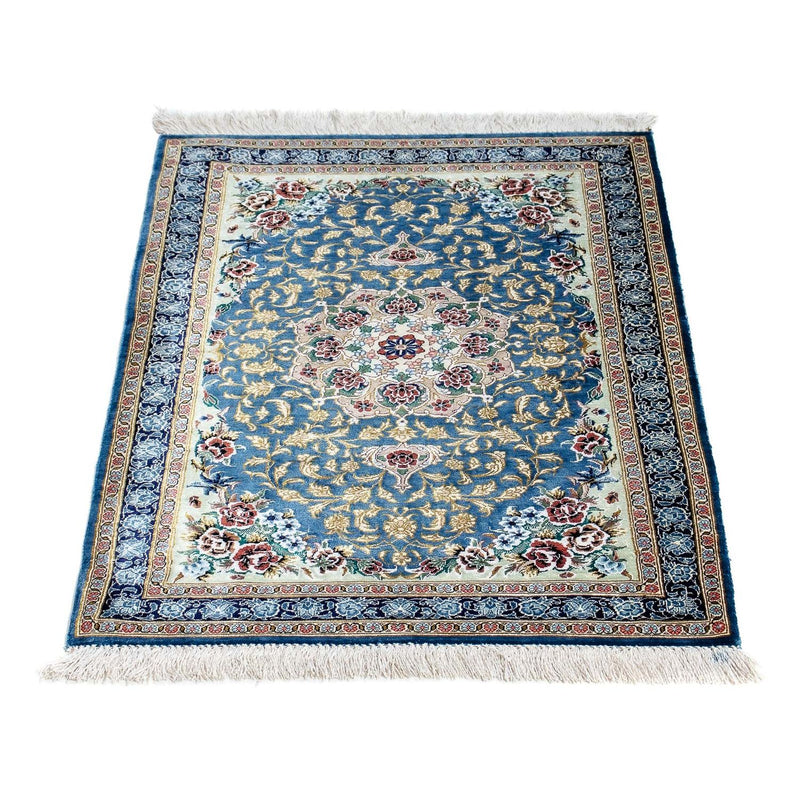Tappeto Persero - Ghom - 86 x 60 cm - blu