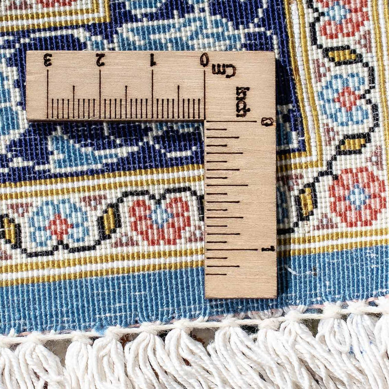 Tappeto Persero - Ghom - 86 x 60 cm - blu
