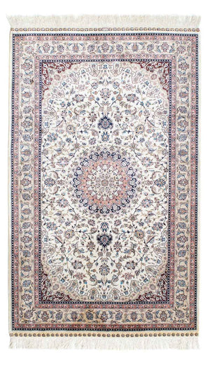 Tappeto orientale - Hereke - 152 x 91 cm - rosso scuro