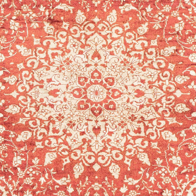 Tappeto orientale - Hereke - 122 x 69 cm - rosso scuro