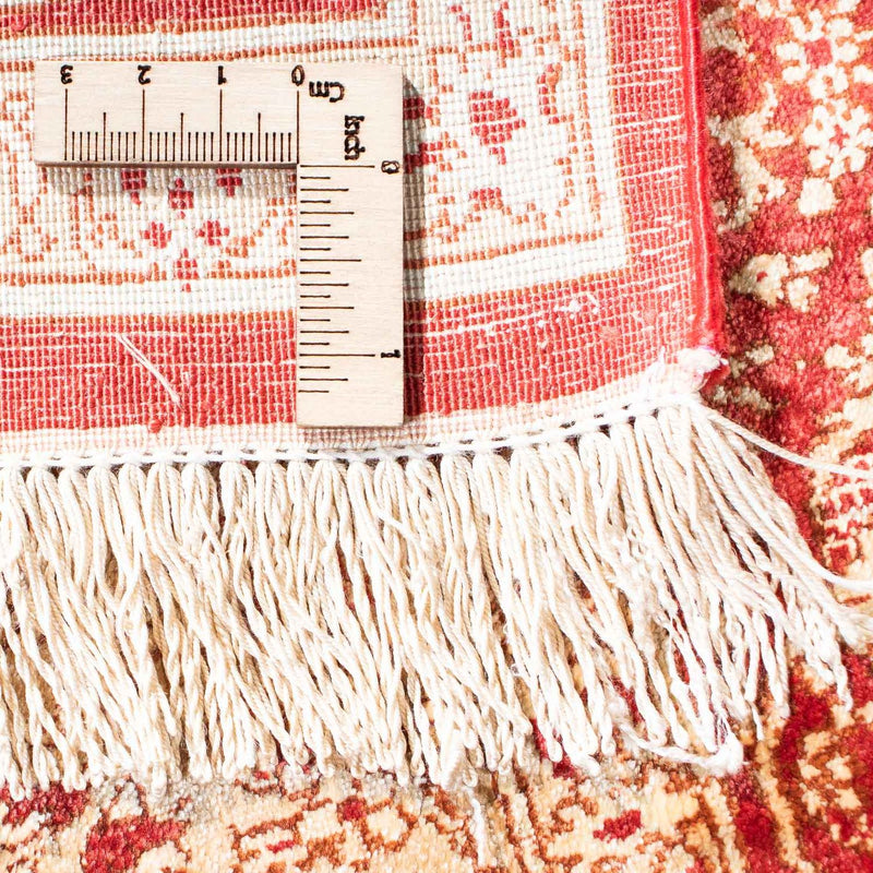 Tappeto orientale - Hereke - 122 x 69 cm - rosso scuro