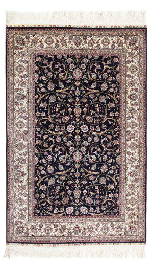 Tappeto orientale - Hereke - 122 x 76 cm - rosso scuro