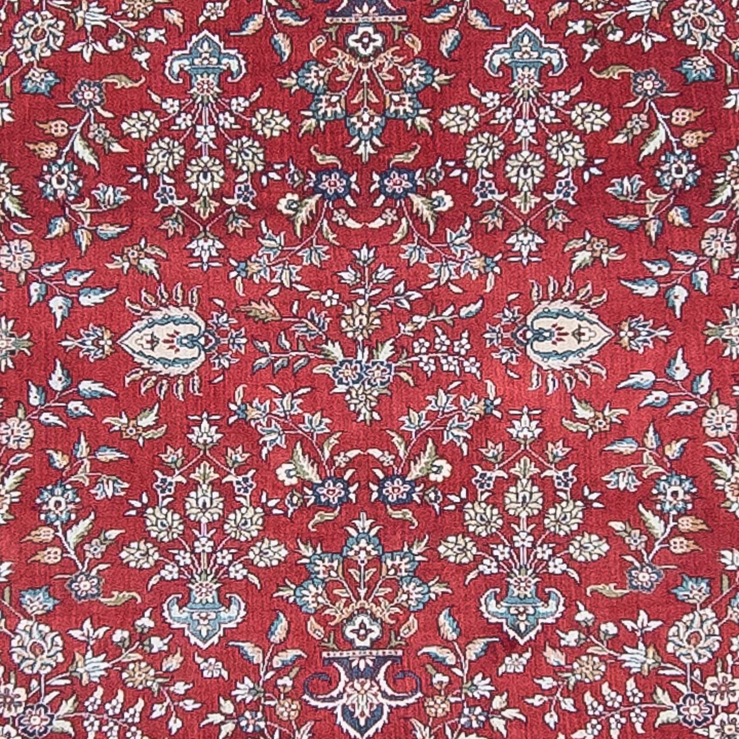 Tappeto corsia Tappeto orientale - Hereke - 369 x 78 cm - rosso scuro