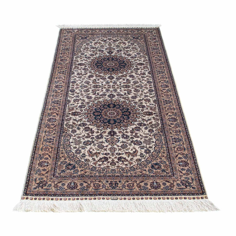 Tappeto corsia Tappeto orientale - Hereke - 185 x 78 cm - beige