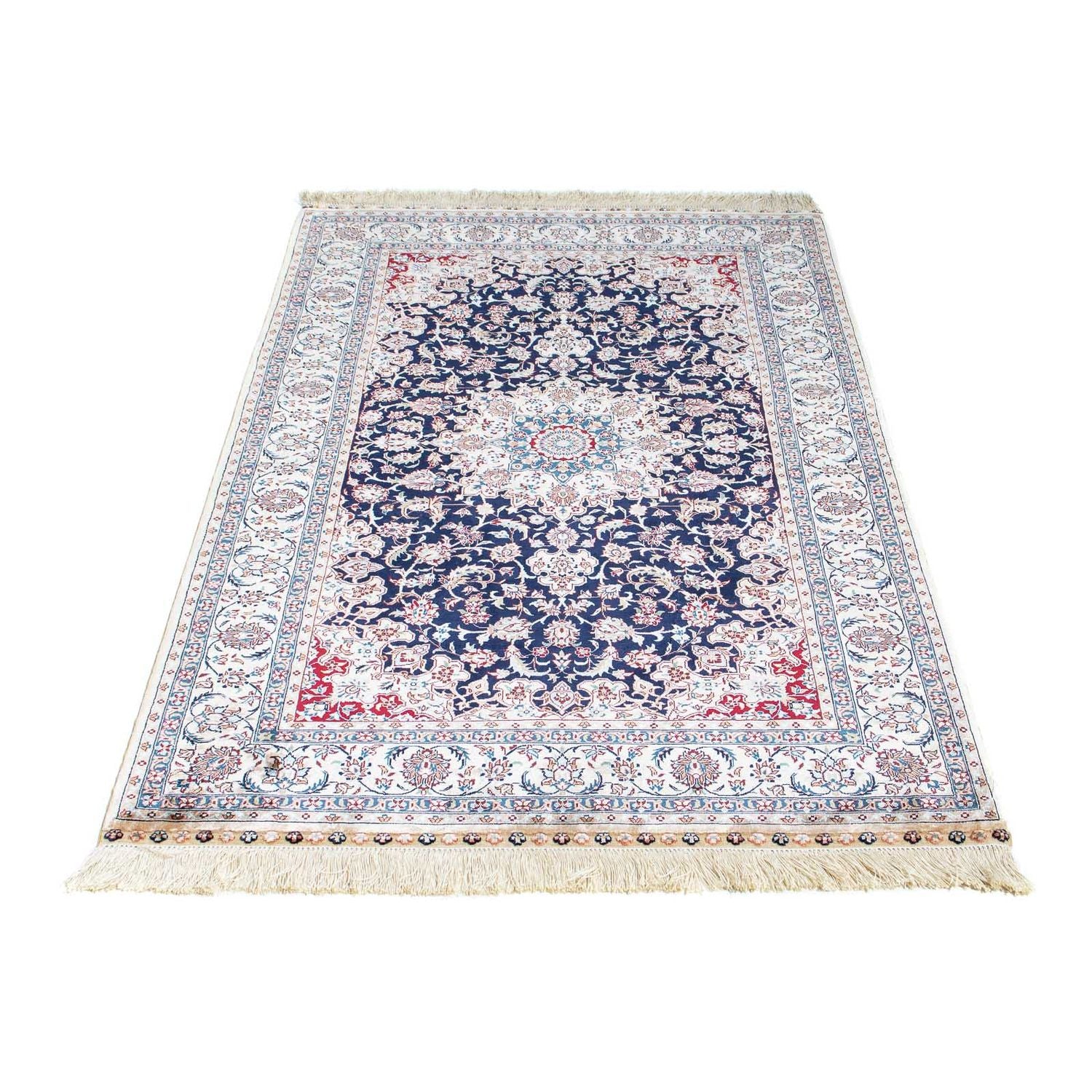 Tappeto orientale - Hereke - 152 x 91 cm - rosso scuro