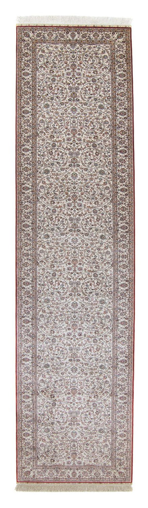 Tappeto corsia Tappeto orientale - Hereke - 368 x 78 cm - rosso scuro