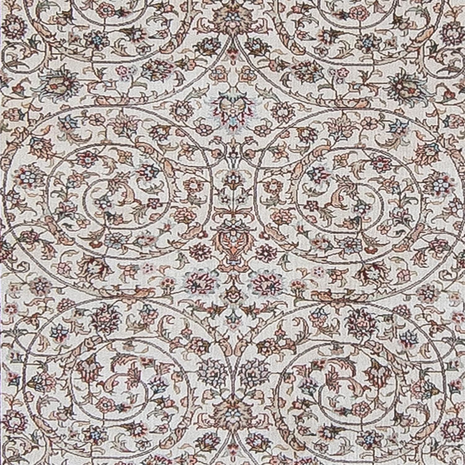 Tappeto corsia Tappeto orientale - Hereke - 368 x 78 cm - rosso scuro