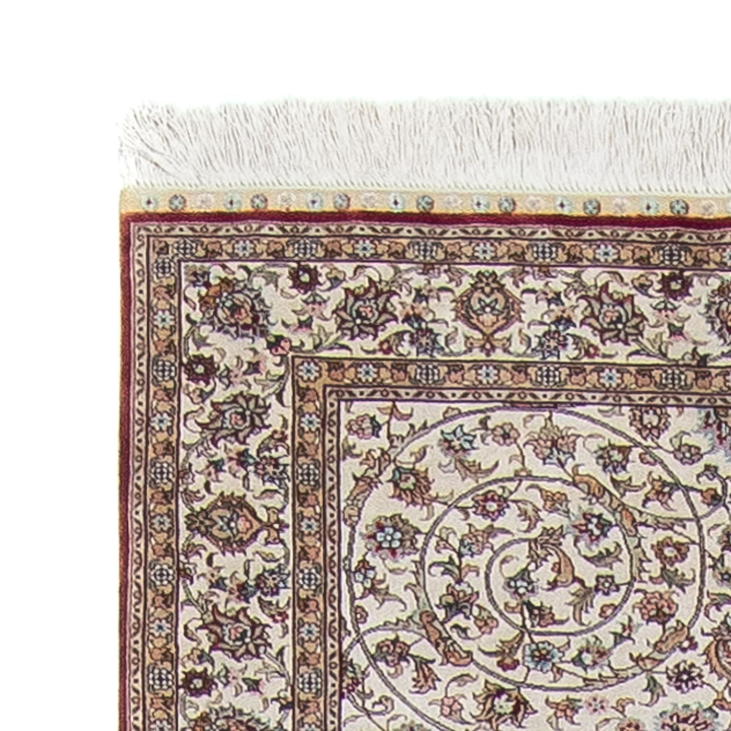 Tappeto corsia Tappeto orientale - Hereke - 368 x 78 cm - rosso scuro