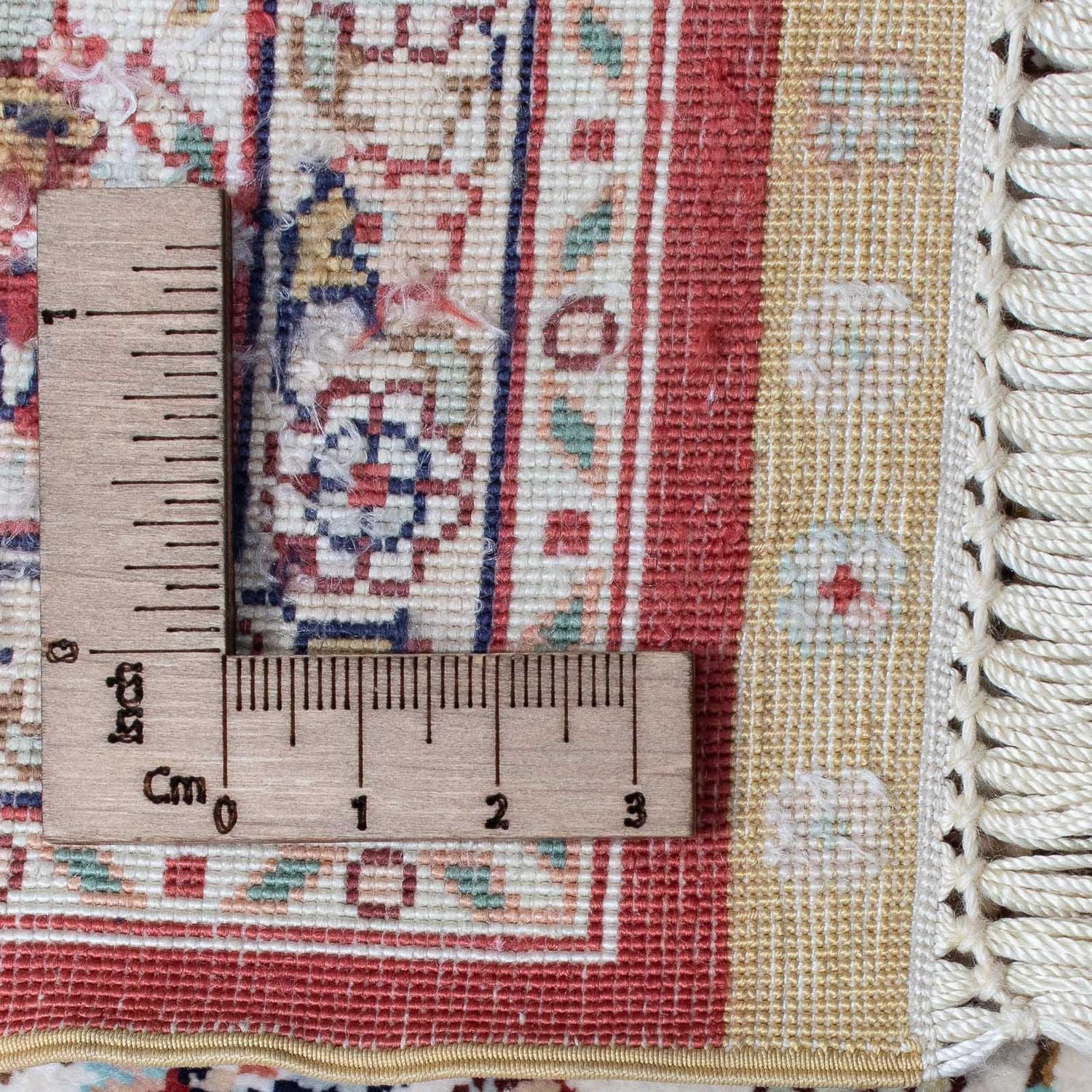 Tappeto corsia Tappeto orientale - Hereke - 368 x 78 cm - rosso scuro