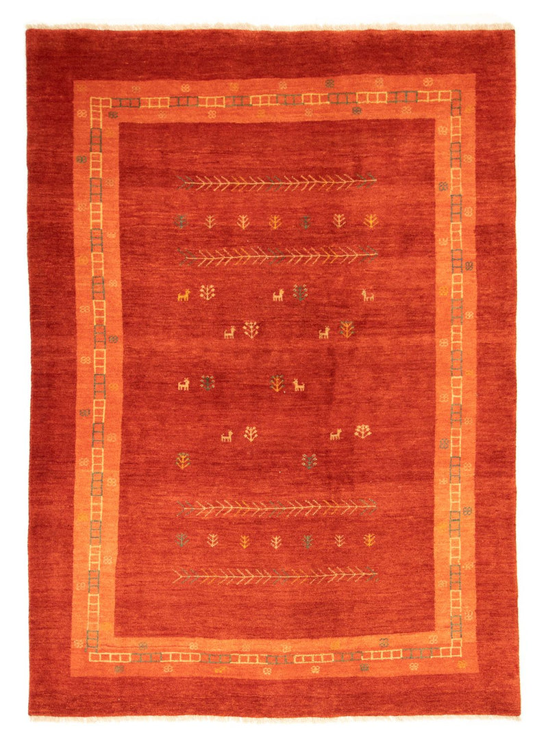 Tappeto Gabbeh - Loribaft Persero - 233 x 173 cm - rosso