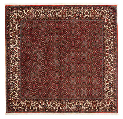 Tappeto Persero - Bidjar quadrato  - 203 x 197 cm - rosso scuro