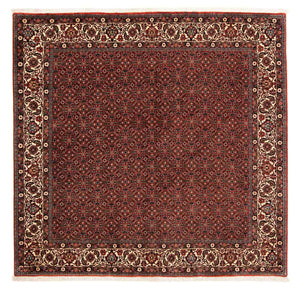 Tappeto Persero - Bidjar quadrato  - 203 x 197 cm - rosso scuro