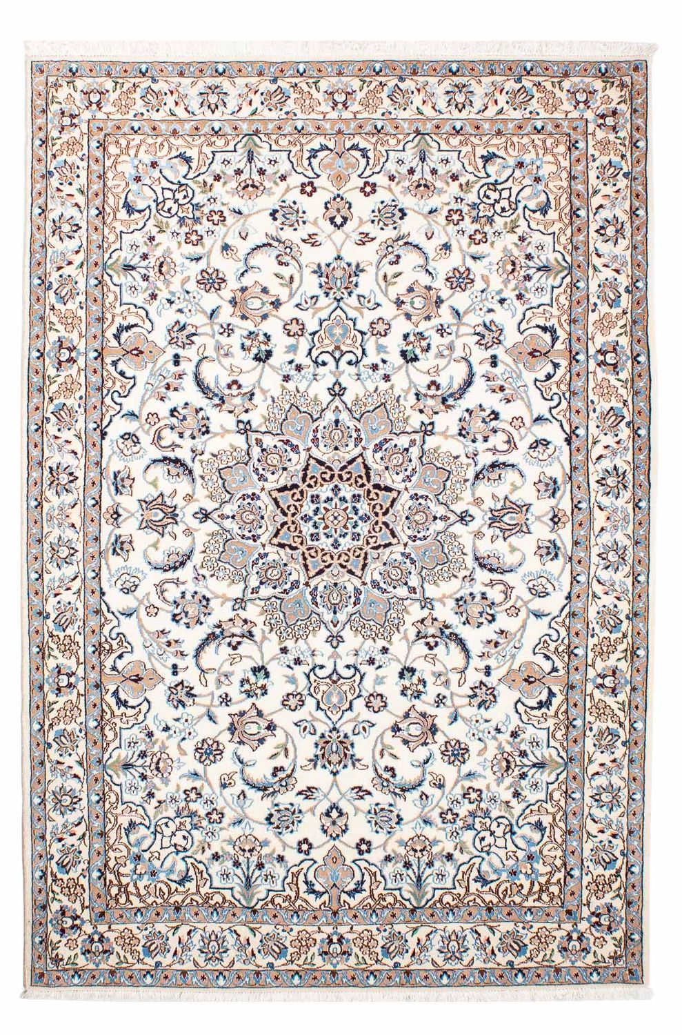 Tappeto Persero - Nain - Reale - 199 x 128 cm - beige