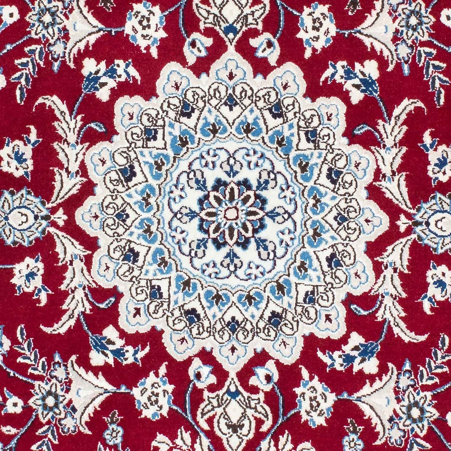 Tappeto Persero - Nain - Reale - 184 x 108 cm - rosso scuro