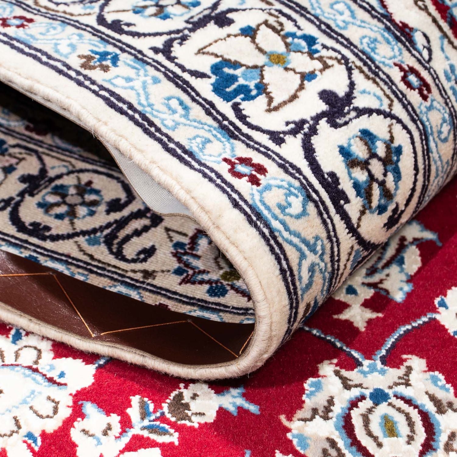 Tappeto Persero - Nain - Reale - 184 x 108 cm - rosso scuro