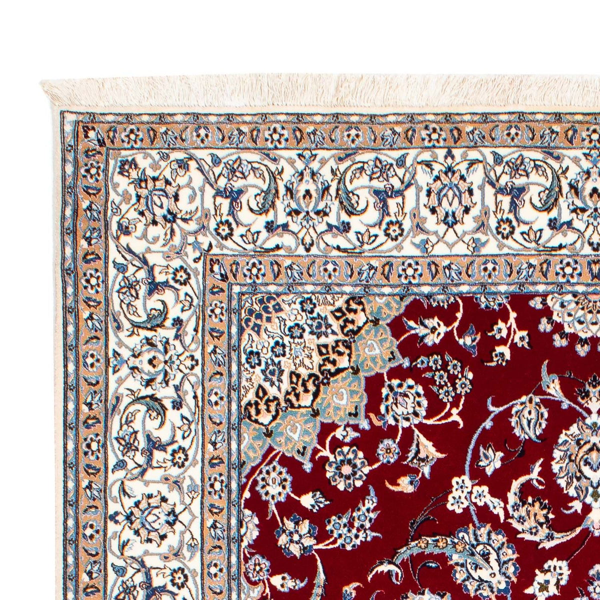 Tappeto Persero - Nain - Premio - 242 x 158 cm - rosso scuro
