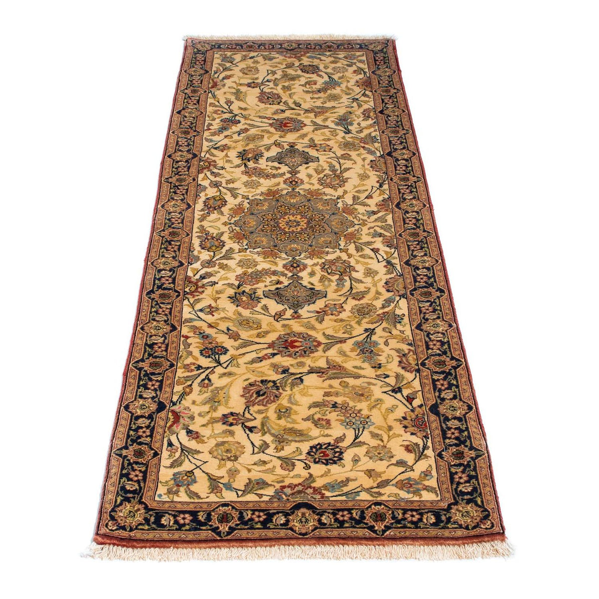 Tappeto corsia Tappeto Persero - Ghom - 193 x 57 cm - beige
