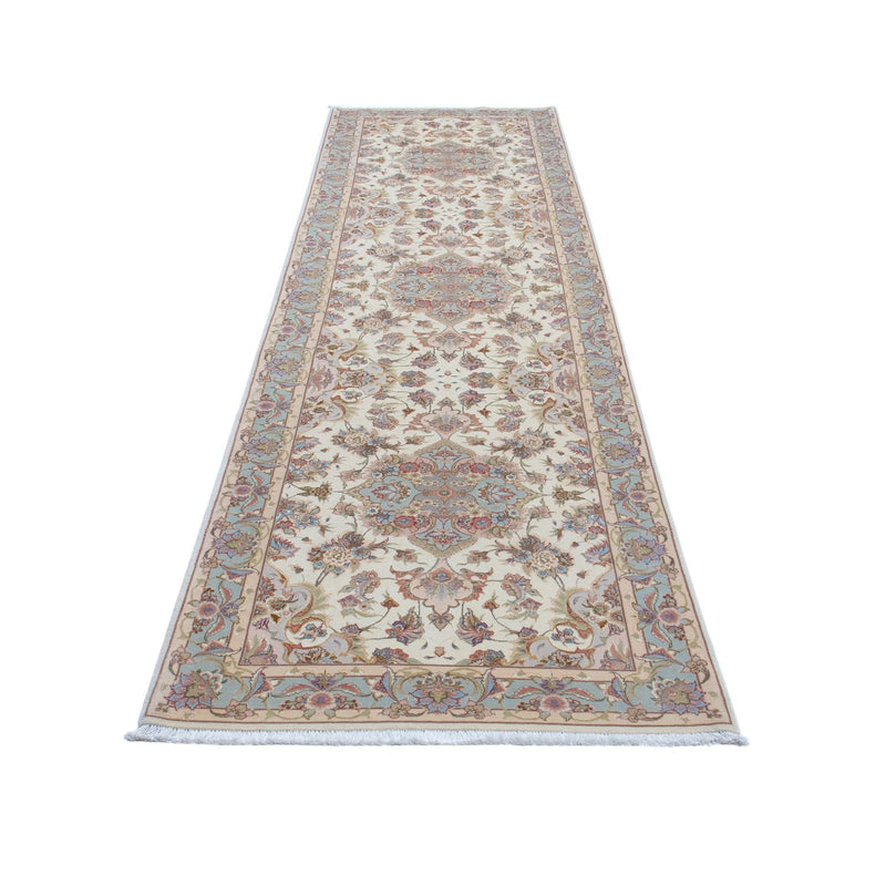 Tappeto corsia Tappeto Persero - Tabriz - Reale - 360 x 90 cm - beige