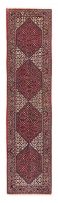 Tappeto corsia Tappeto Persero - Bidjar - 346 x 82 cm - rosso scuro