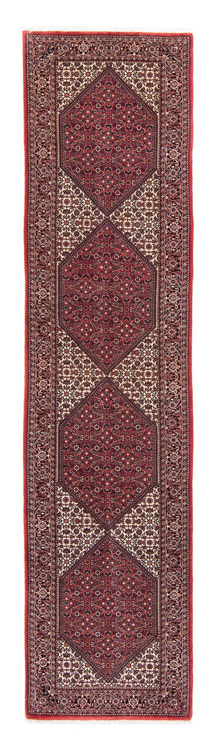 Tappeto corsia Tappeto Persero - Bidjar - 346 x 82 cm - rosso scuro
