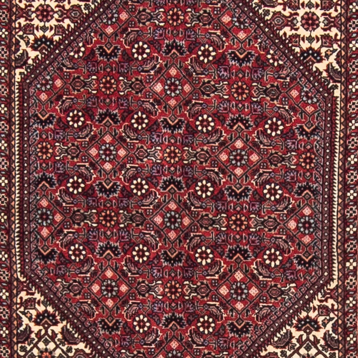 Tappeto corsia Tappeto Persero - Bidjar - 346 x 82 cm - rosso scuro
