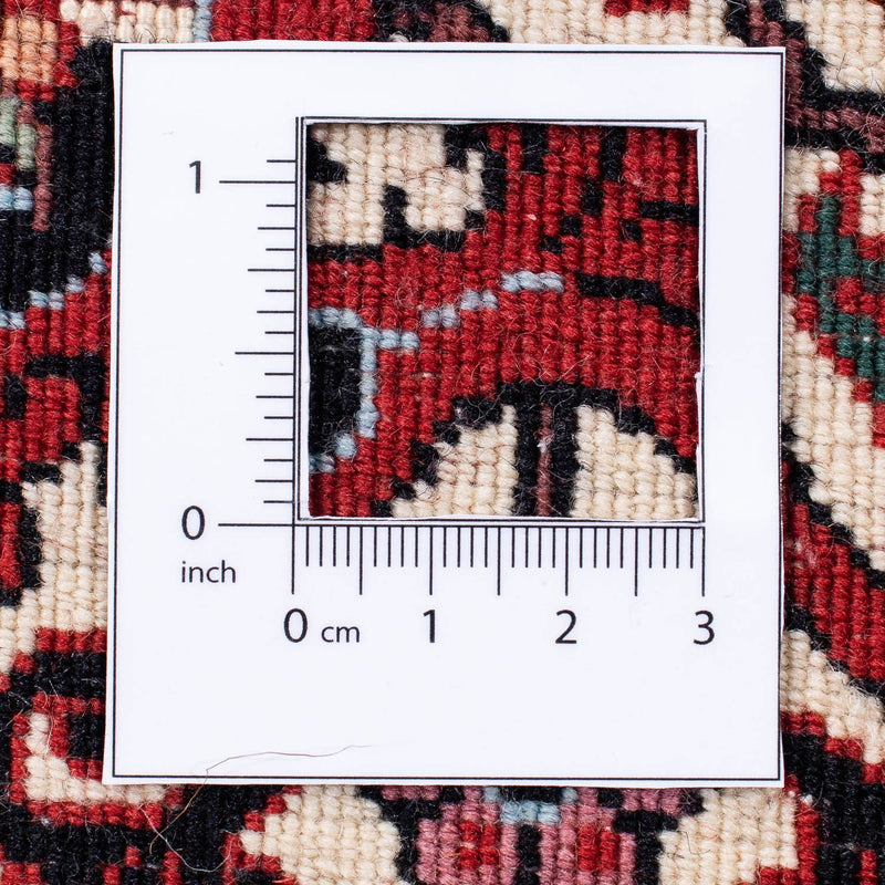 Tappeto Persero - Bidjar quadrato  - 253 x 253 cm - rosso scuro