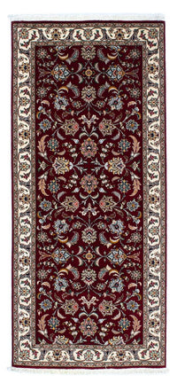 Tappeto corsia Tappeto Persero - Tabriz - Reale - 197 x 87 cm - rosso scuro