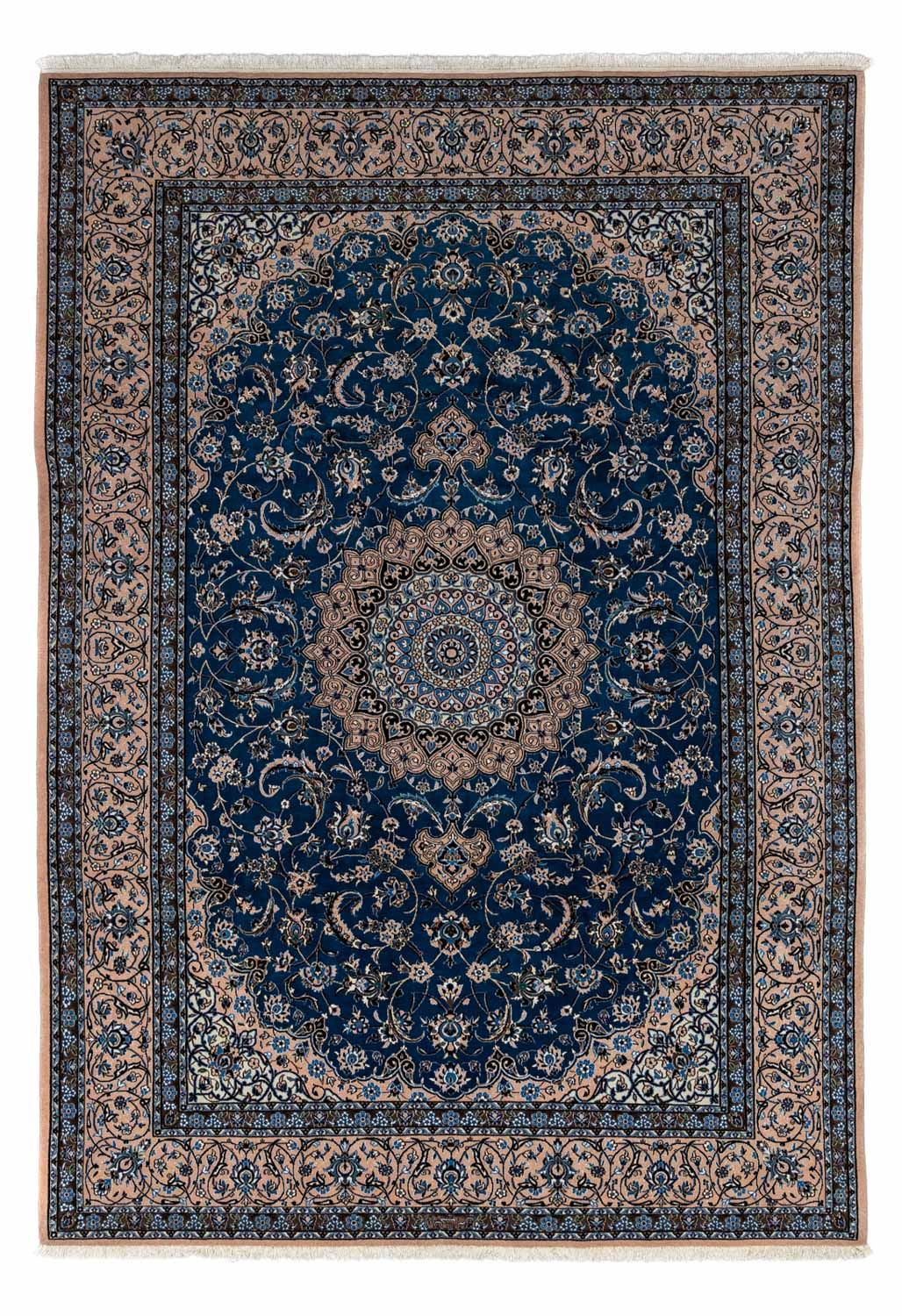 Tappeto Persero - Nain - Reale - 348 x 245 cm - blu scuro