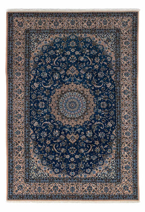 Tappeto Persero - Nain - Reale - 348 x 245 cm - blu scuro