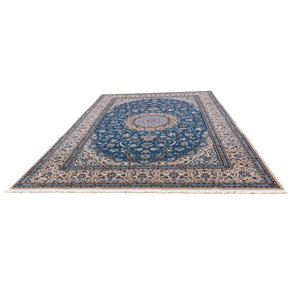 Tappeto Persero - Nain - Reale - 348 x 245 cm - blu scuro