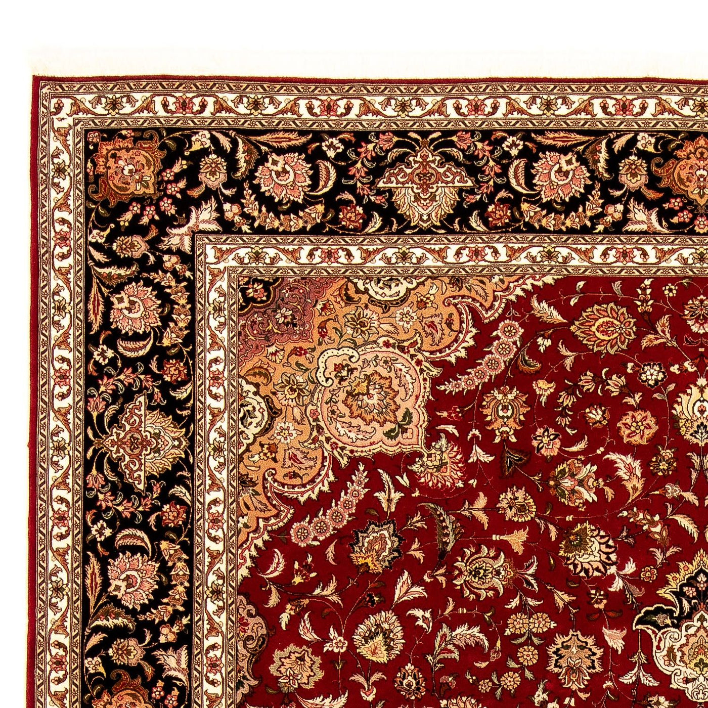 Tappeto Persero - Tabriz - Reale - 342 x 251 cm - rosso scuro