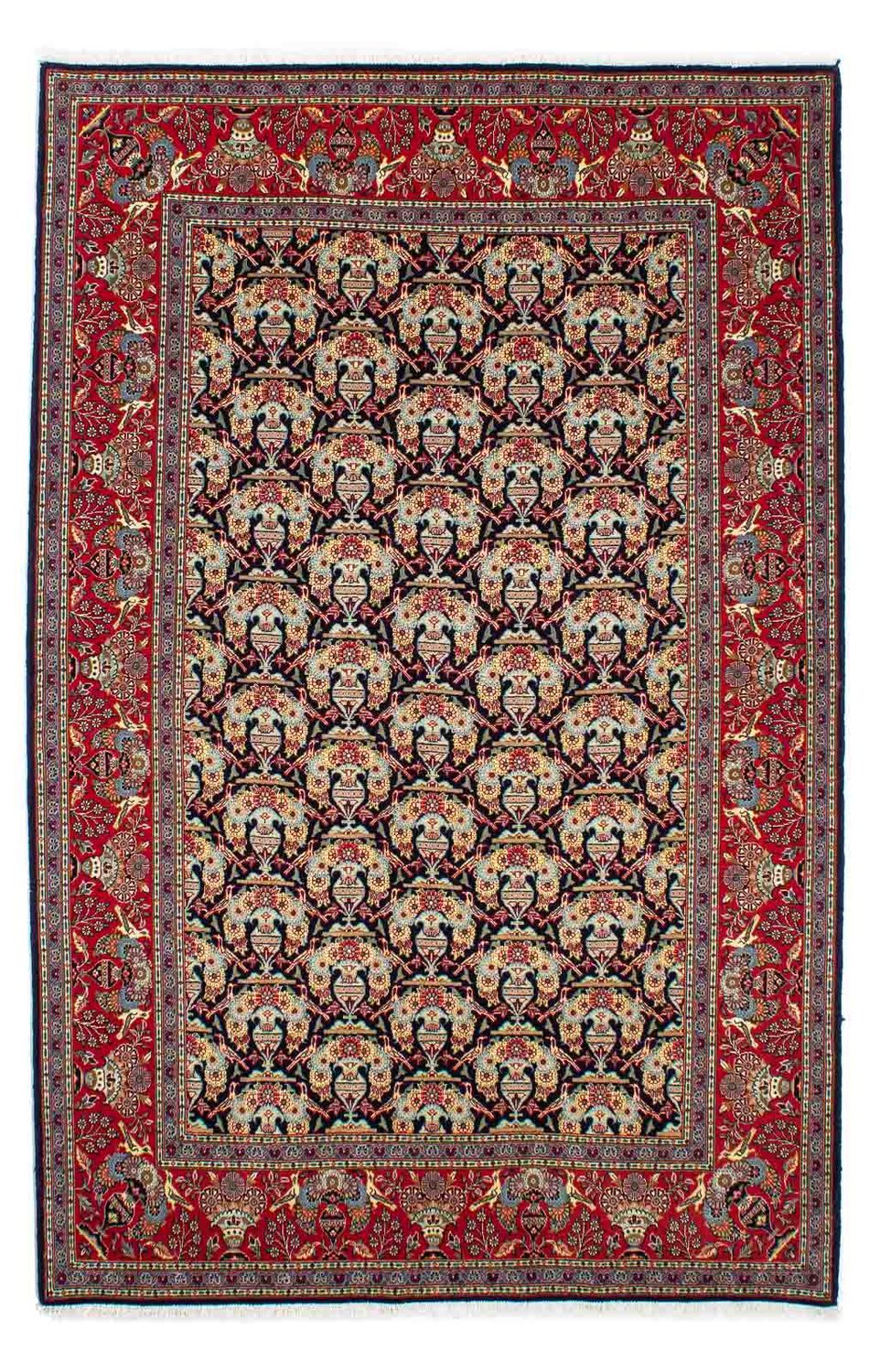 Tappeto Persero - Keshan - 223 x 145 cm - blu scuro