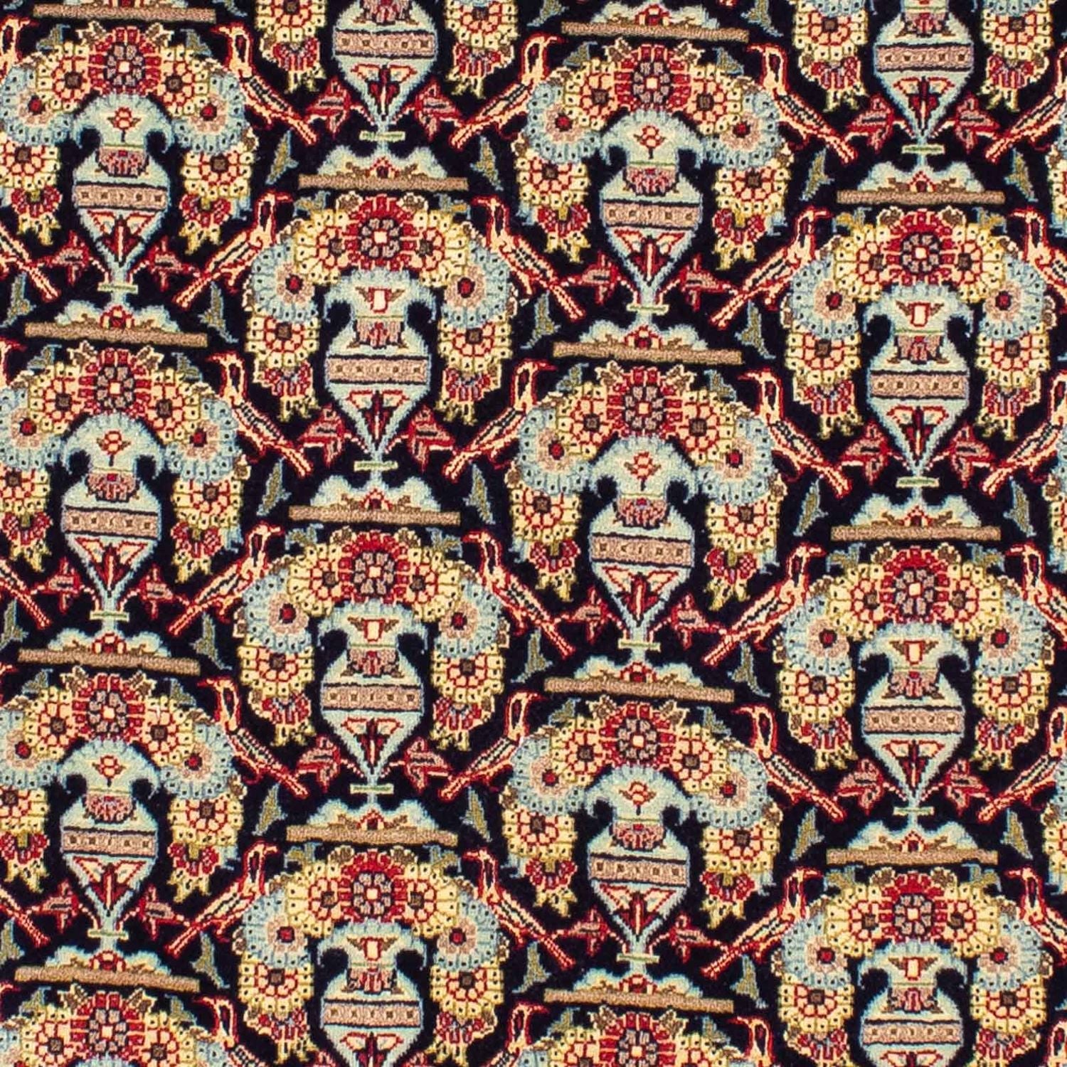 Tappeto Persero - Keshan - 223 x 145 cm - blu scuro