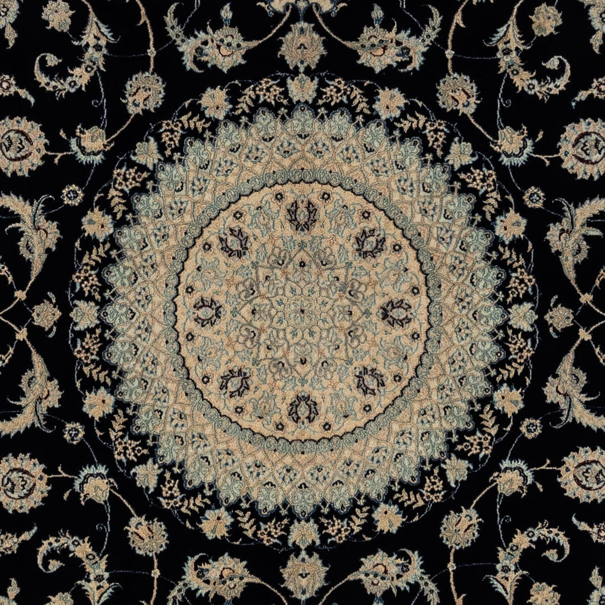 Tappeto Persero - Nain - Reale - 300 x 247 cm - nero