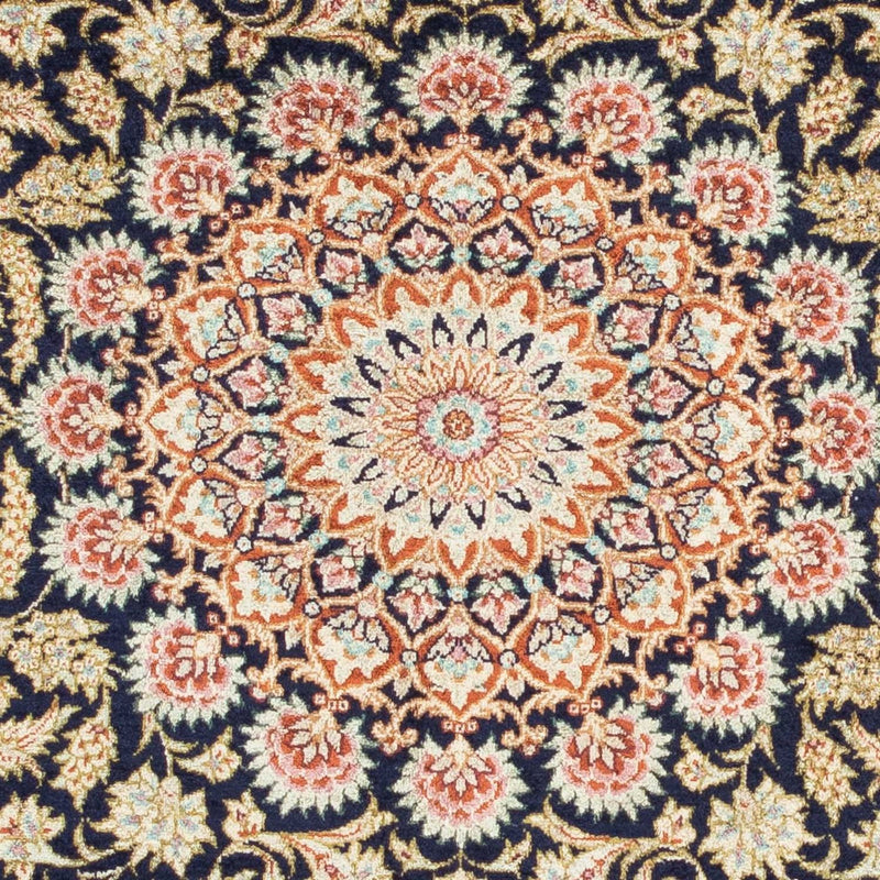 Tappeto Persero - Ghom - 120 x 79 cm - blu scuro