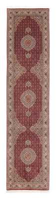 Tappeto corsia Tappeto Persero - Tabriz - 351 x 83 cm - rosso scuro