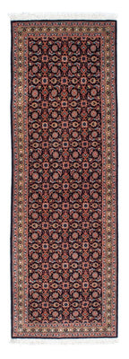 Tappeto corsia Tappeto Persero - Tabriz - 210 x 75 cm - blu scuro