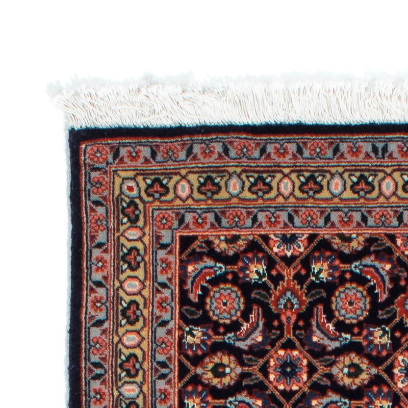 Tappeto corsia Tappeto Persero - Tabriz - 210 x 75 cm - blu scuro