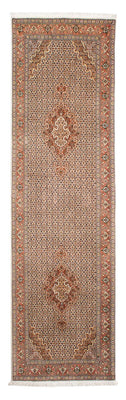 Tappeto corsia Tappeto Persero - Tabriz - 302 x 85 cm - marrone chiaro