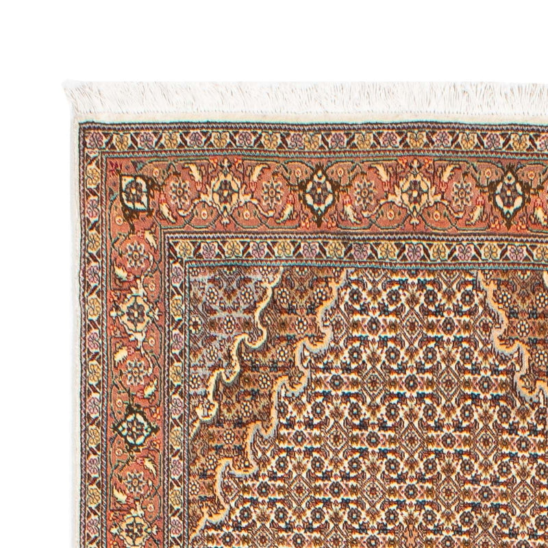 Tappeto corsia Tappeto Persero - Tabriz - 302 x 85 cm - marrone chiaro