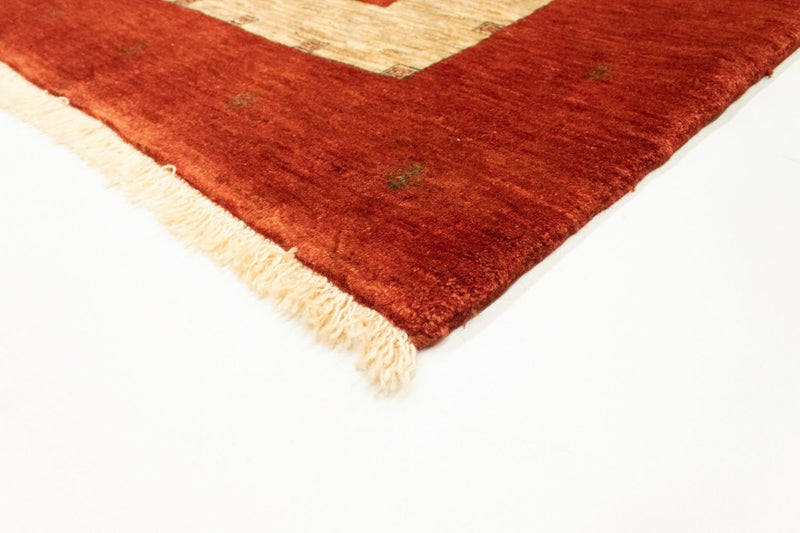 Tappeto Gabbeh - Loribaft Persero - 215 x 180 cm - rosso