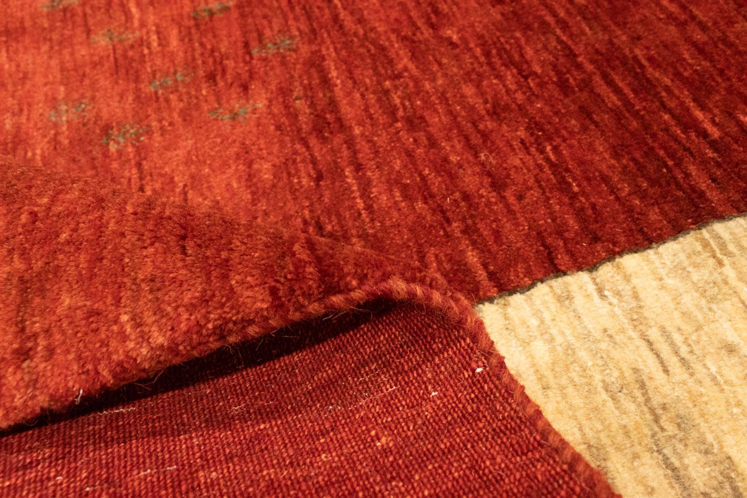 Tappeto Gabbeh - Loribaft Persero - 215 x 180 cm - rosso