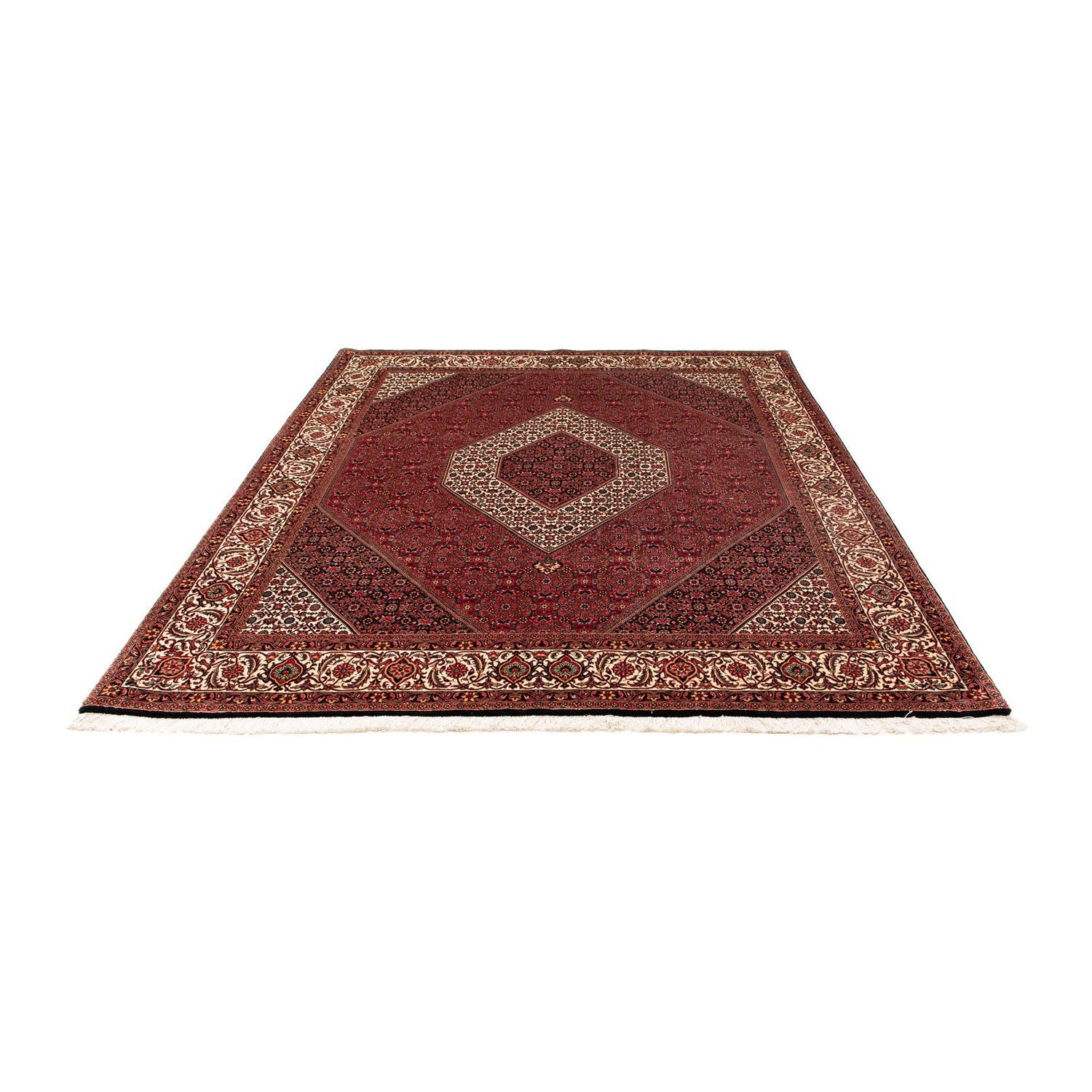 Tappeto Persero - Bidjar - 250 x 200 cm - rosso scuro