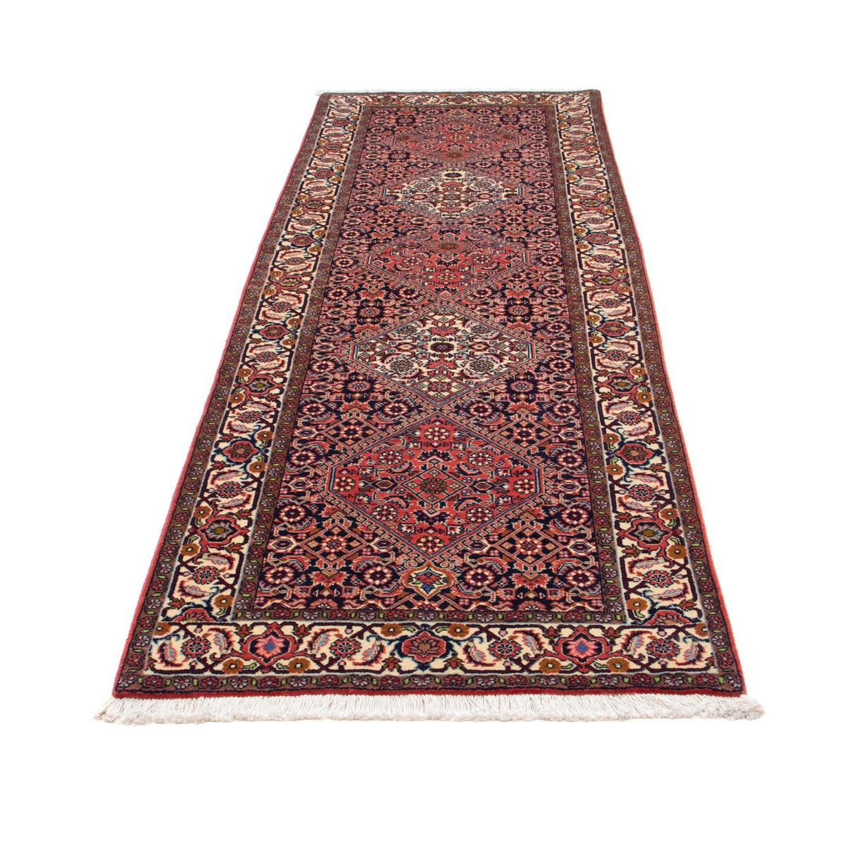 Tappeto corsia Tappeto Persero - Bidjar - 258 x 83 cm - rosso chiaro